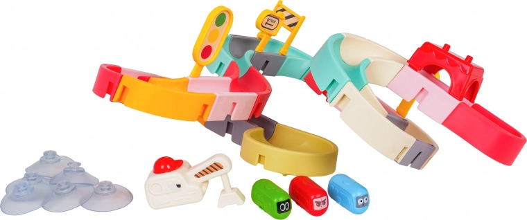 Silne przyssawki dla stabilnej zabawy w wannie