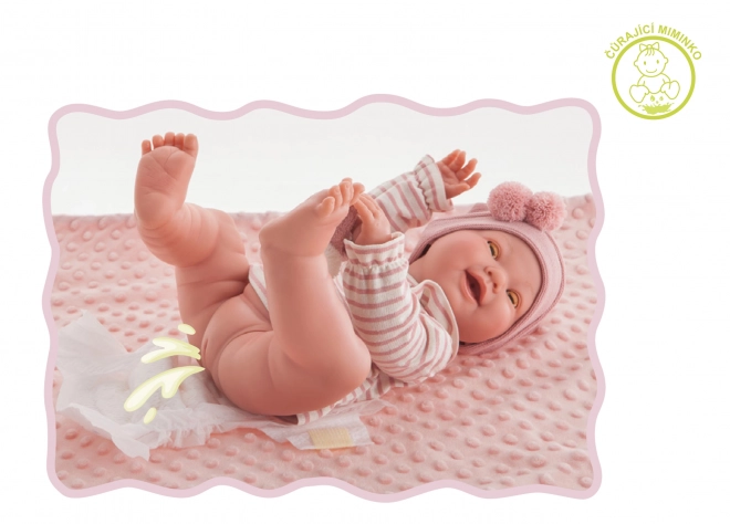 Antonio Juan 50160 Mia Mrugająca i Siku realistyczne niemowlę z całowinylowym ciałem - 42 cm
