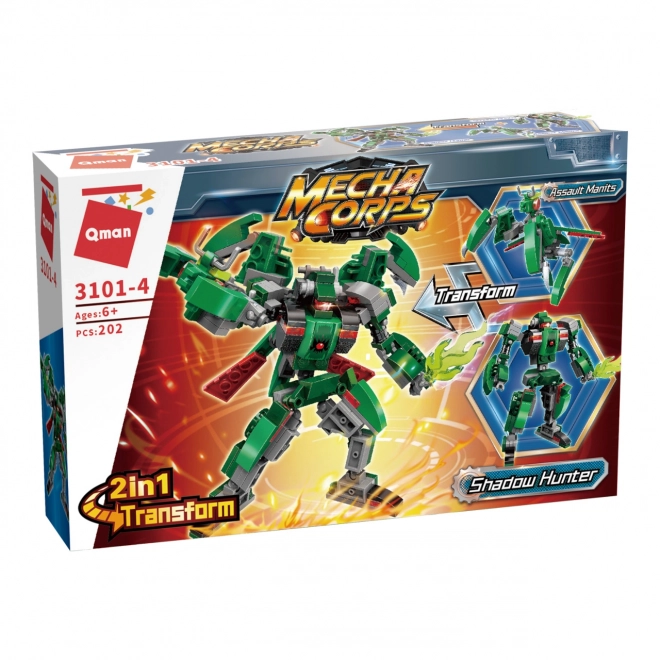 Qman MechaCorps 3101-4 Shadow Hunter 2w1
