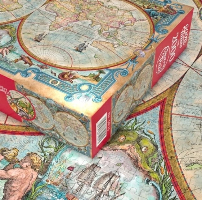 Puzzle CHERRY PAZZI mapa świata wielkich odkryć 2000 elementów