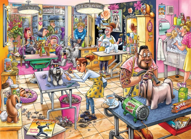 Puzzle Wasgij Mystery 23: Psik Salon 1000 elementów