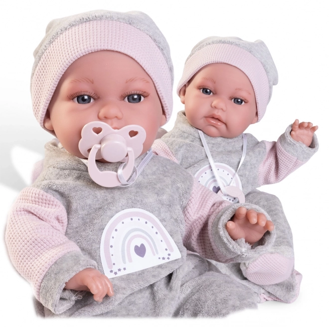 Antonio Juan 70363 TONETA - realistyczna lalka niemowlę z specjalną funkcją ruchową i miękkim materiałowym ciałem - 34 cm