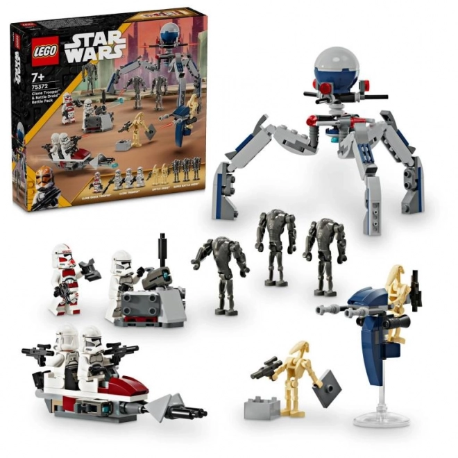 LEGO® Star Wars™ 75372 Zestaw bitewny klonowego żołnierza i droida bojowego