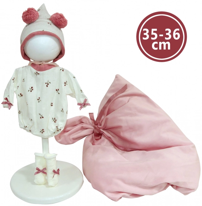 Llorens M635-78 ubranko dla lalki niemowlaka NEW BORN rozmiaru 35-36 cm
