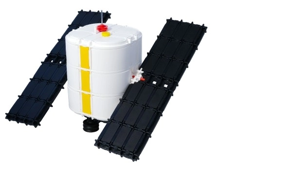 Zestaw konstrukcyjny SEVA KOSMOS Satelity plastikowe 425szt w pudełku 35x33x5cm