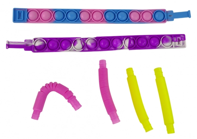 Wielkanocne Zabawki Fidget Pop It Squishy Antystresowy Zestaw 42 elementów