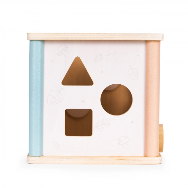 Drewniane edukacyjne klocki Ecotoys