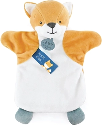 Doudou pluszowy lis pacynka