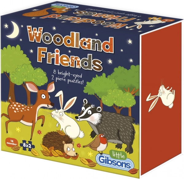 Dziecięce puzzle Leśni przyjaciele od Gibsons