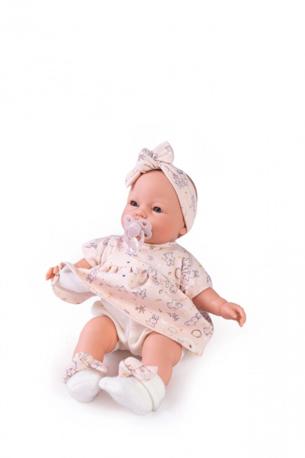 Antonio Juan 14258 BIMBA - mrugająca lalka bobas z dźwiękami i miękkim materiałowym ciałem - 37 cm