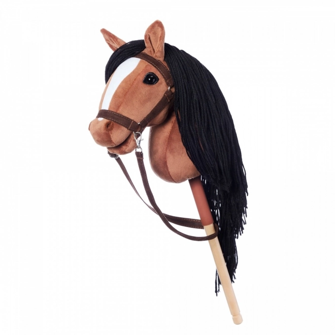 Koń na kiju Hobby Horse HOPPIHORSE ciemno brązowy