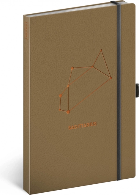 Notique notes Strzelec, liniowany notes 13 × 21 cm