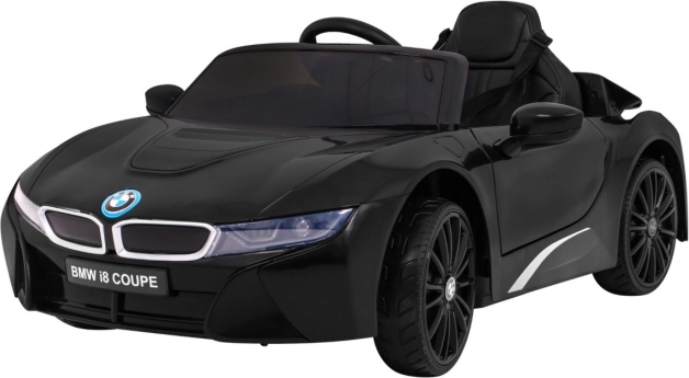 Dziecięcy elektryczny samochód BMW i8 Coupe z pilotem, czarny