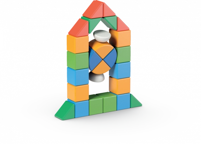 GEOMAG Magnetyczne kostki Magicube Shapes - Świat 32 elementy