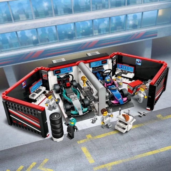 LEGO® City 60444 Garaż F1® oraz samochody Mercedes-AMG i Alpine