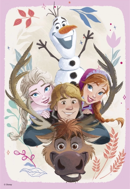 Puzzle Kraina lodu: Anna i Elsa 2x77 elementów