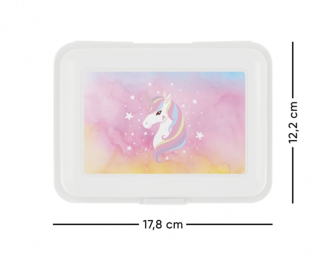 BAAGL Pudełko na lunch Rainbow Unicorn