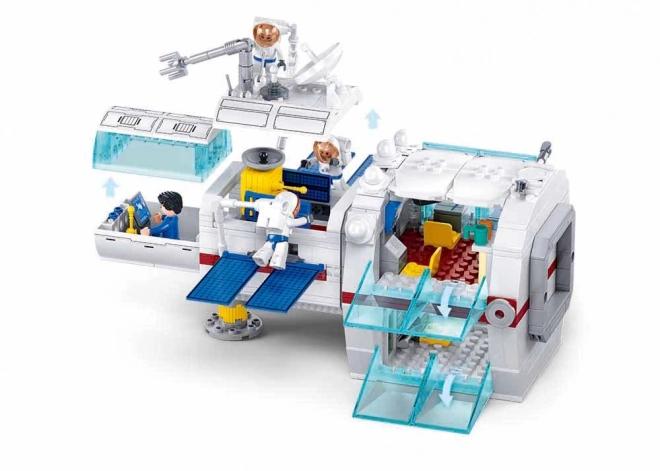 Model sterownika podstawowej stacji kosmicznej Dream Space Sluban