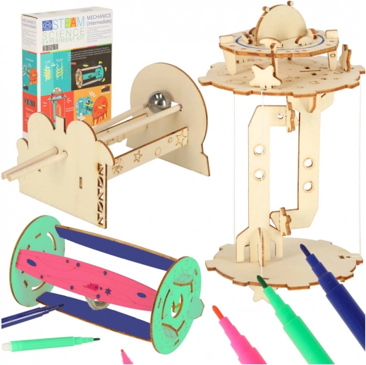 Edukacyjny zestaw STEM dla dzieci – mechanika i grawitacja 3w1 DIY