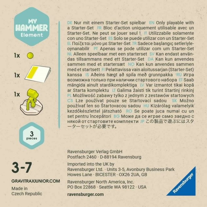 RAVENSBURGER GraviTrax Junior Młotek