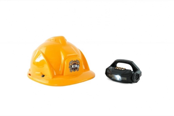 Kask z latarką