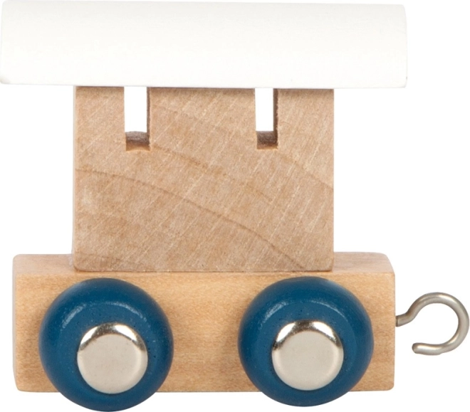 Polarny wagonik z literkami, biały – Small Foot