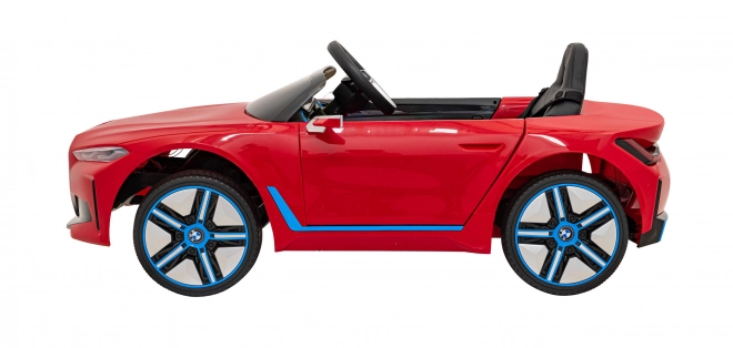 Samochód dziecięcy na baterię BMW i4 – Czerwony