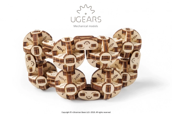 Ugears 3D puzzle - Elastyczny sześcian 144 części