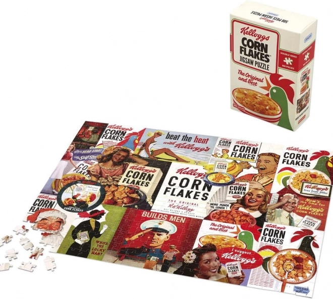 Dwustronne puzzle Kellogg's Cornflakes 500 elementów