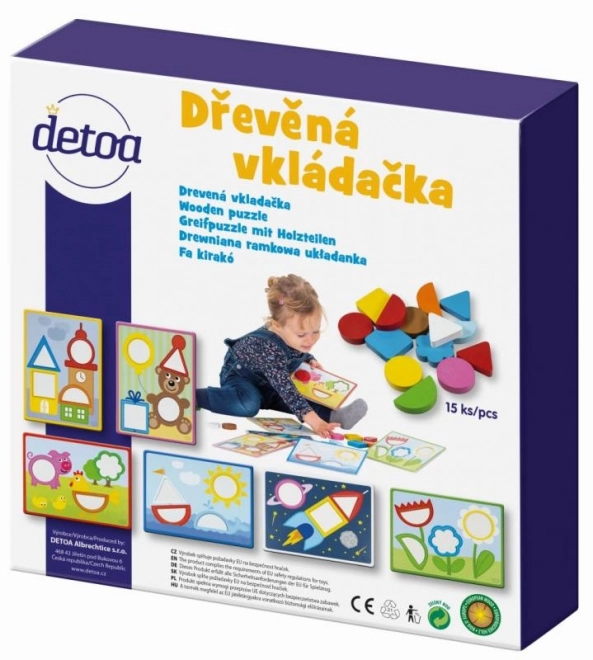 Drewniana układanka Detoa