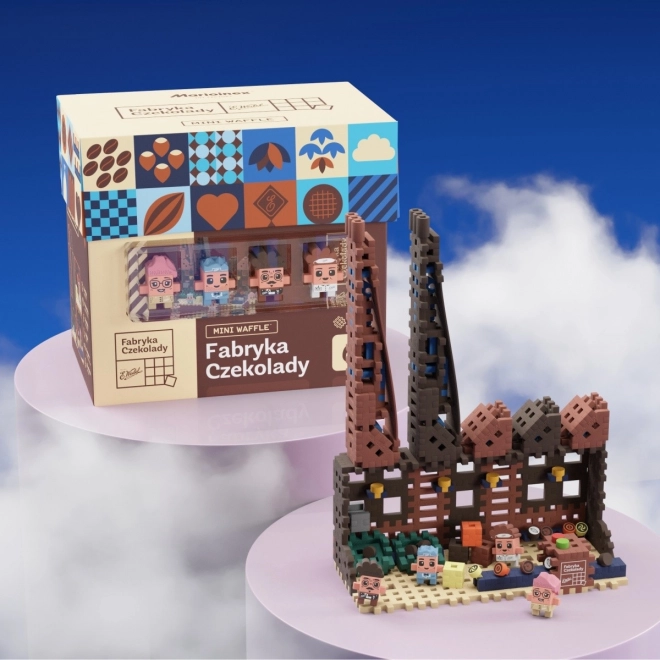Zestaw budowlany Mini Waffle - Fabryka czekolady Wedel, 230 elementów