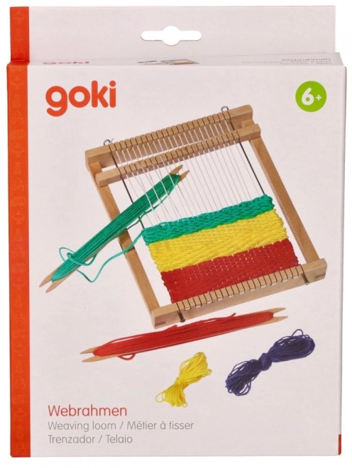 Drewniany krosno Goki - mała pracownia tkacka