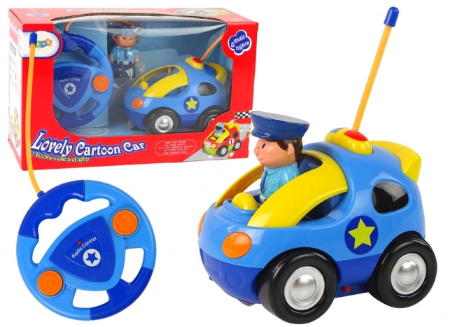 Dziecięcy samochód Policji Zdalnie sterowane R/C Światła Dźwięk