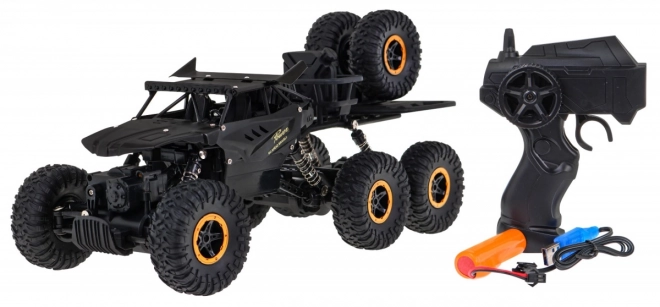 Crawler Rock pro dzieci 6+ Zdalnie sterowany napęd 1:10 6x6 + zapasowe koła