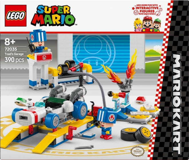 LEGO Super Mario: Mario Kart - Toad i jego garaż