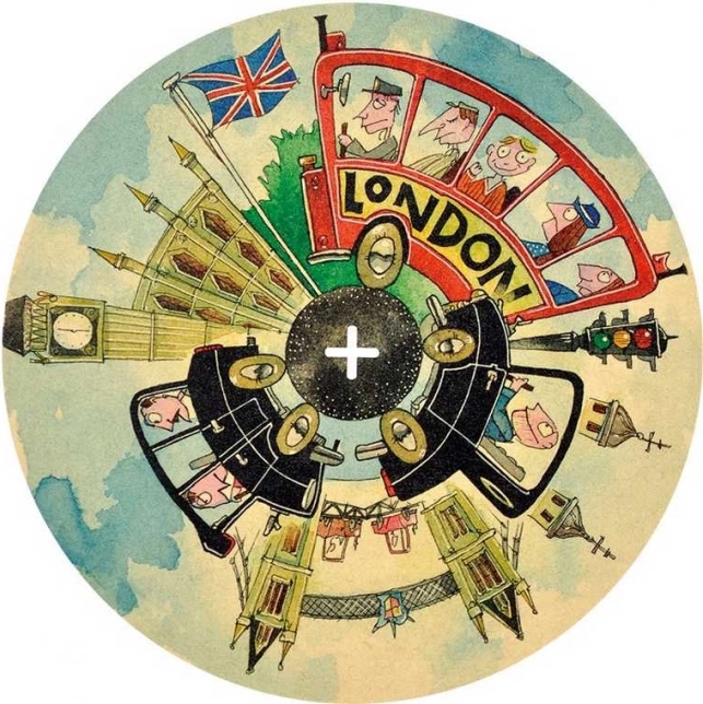 ARToy City Disk dookoła świata: Londyn – mechaniczny drewniany model