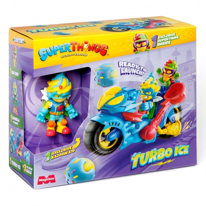Superthings z turbo motocyklem turbo ice