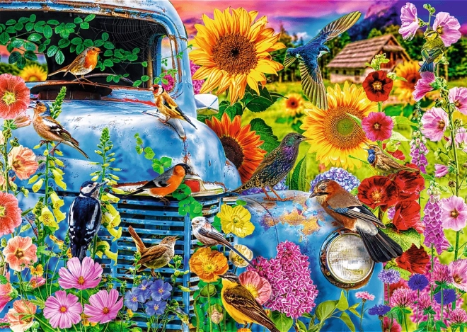 Puzzle TREFL Premium Plus Tea Time – Ptaki śpiewające 1000 elementów