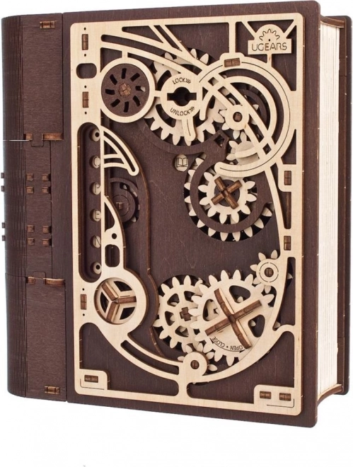 Drewniana mechaniczna Księga Tajemnic UGEARS 3D puzzle