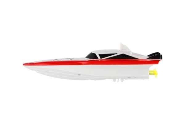 Motorowy łódź/łódka do wody RC plastik 19cm na baterie+pakiet ładowania+USB 2,4Ghz w pudełku 26x13x15cm