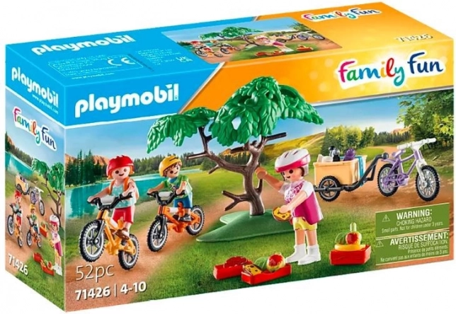 Rodzinna zabawa z rowerami górskimi Playmobil