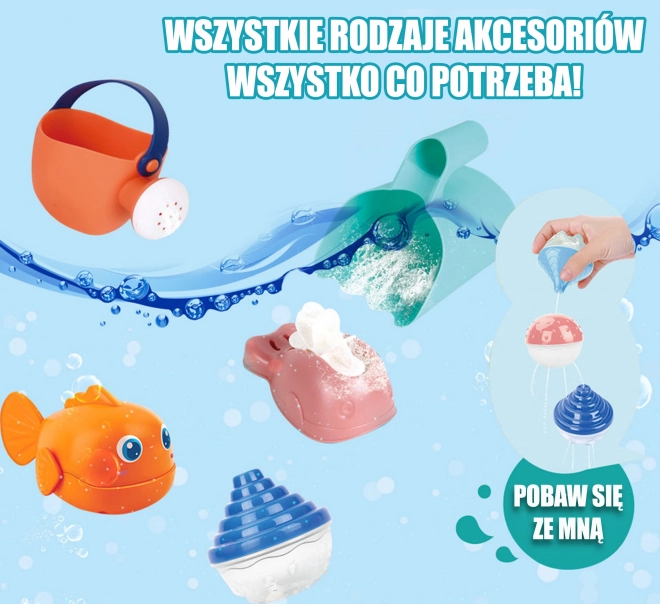 Dziecięcy wodny stół 2w1 z piaskownicą i wodospadem WOOPIE