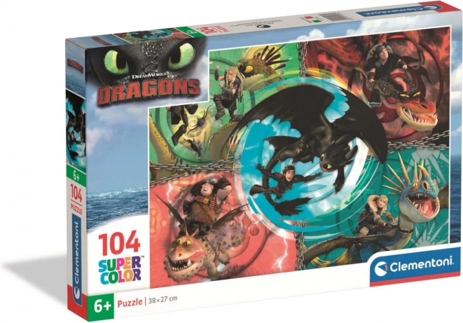 Clementoni puzzle 104 elementy Jak wytresować smoka