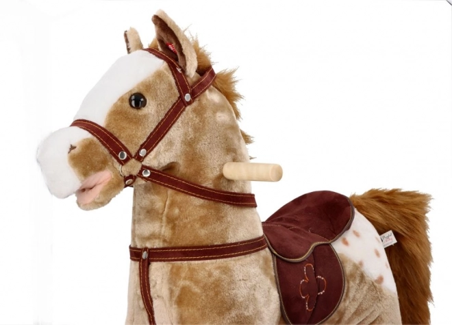 Koń na biegunach Mustang z kołami