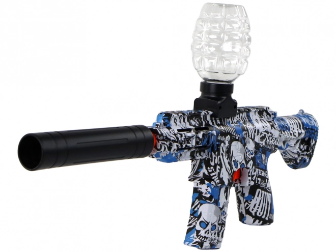 Broń Wodny pistolet oraz Niebieskie kulki wodne