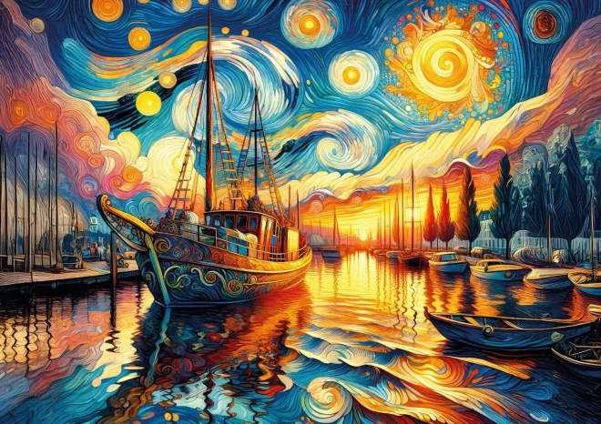 Puzzle Przemierzaj morza 260 elementów