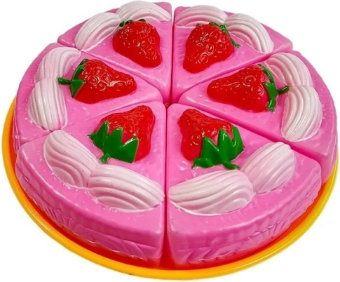 Różowy tort