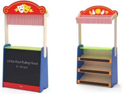 VIGA TOYS teatrzyk i sklepik 2w1