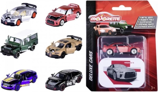 Majorette Deluxe metalowy samochodzik 1:64 – mix licencjonowanych modeli