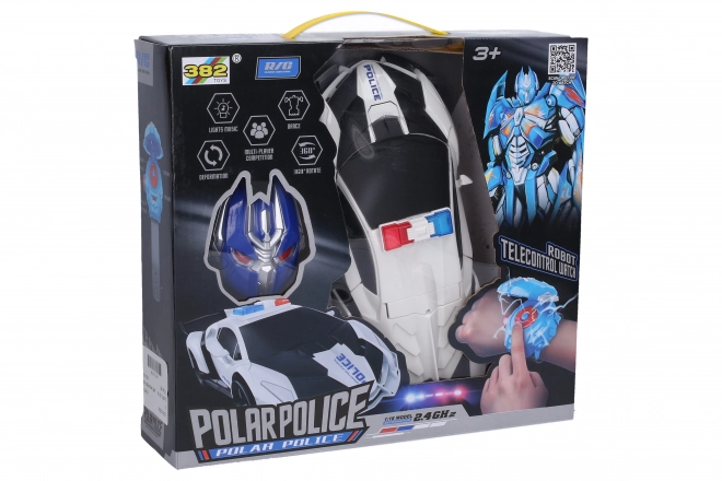 Autorobot RC sterowany zegarkiem 24 cm